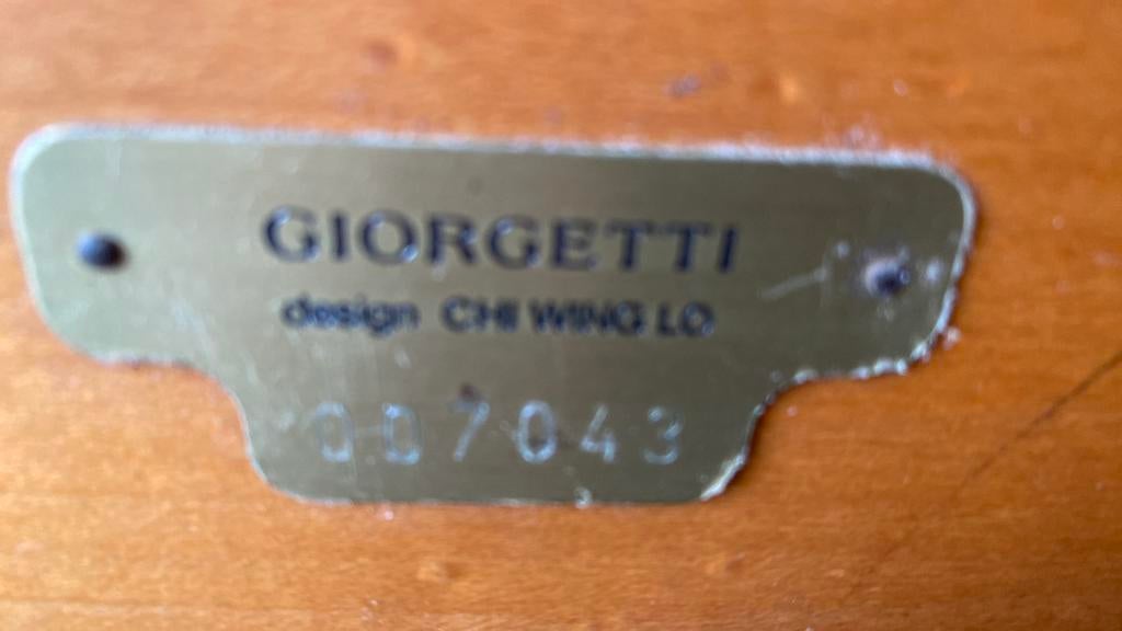 Giorgetti eettafel en Poltrona Frau fauteuils, Huis en Inrichting, Tafels | Eettafels, Ophalen, Gebruikt, 200 cm of meer, 50 tot 100 cm