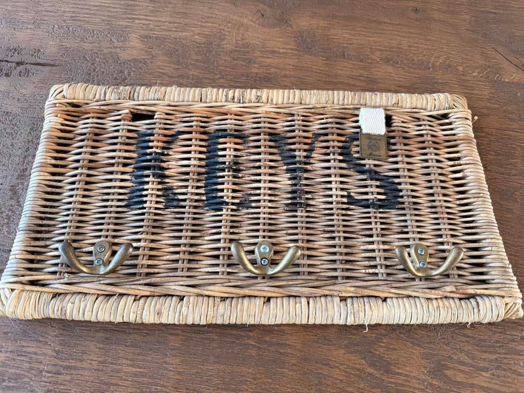 Riviera Maison KEYS ratan sleutelrek, Ophalen of Verzenden, Zo goed als nieuw