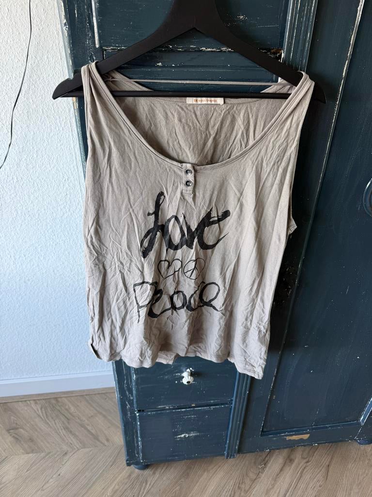 Boss Orange Hemdje - Love & Peace, Maat 38/40 (M), Beige, Ophalen of Verzenden, Zo goed als nieuw