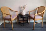 Set 2 stoelen webbing & webbing Rotan tafeltje Japandi, Ophalen, Japandi, Twee, Overige kleuren