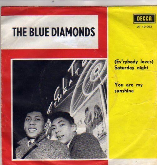 The Blue Diamonds- Saturday Night, Gebruikt, Verzenden, 7 inch, Fotohoes