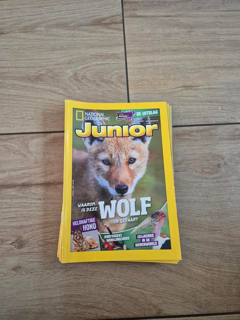 National Geographic Junior - Jaargang 2017 (complete set), Ophalen of Verzenden, Gelezen, Wetenschap en Natuur