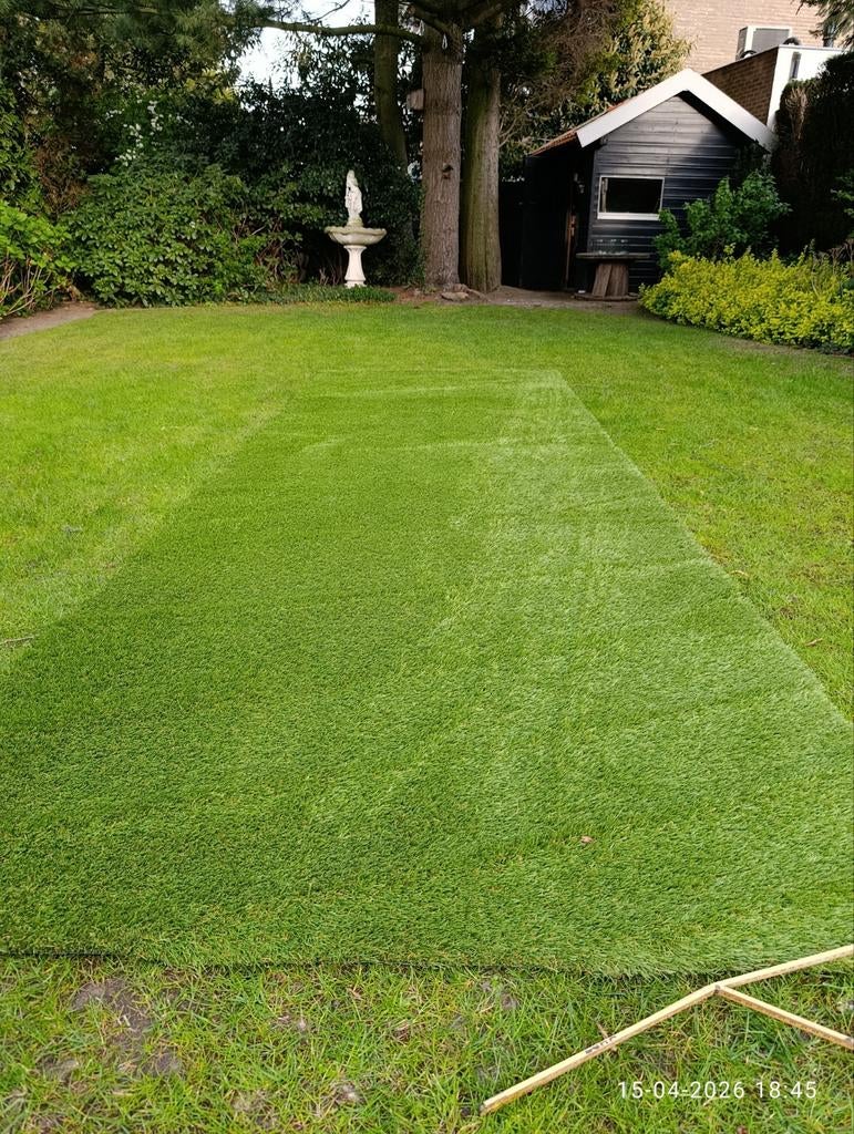 Nieuw! Zeer mooie kunstgras   Evergreen 35 mm hoog, Tuin en Terras, Gras en Kunstgras, Ophalen of Verzenden, Nieuw, Minder dan 10 m²