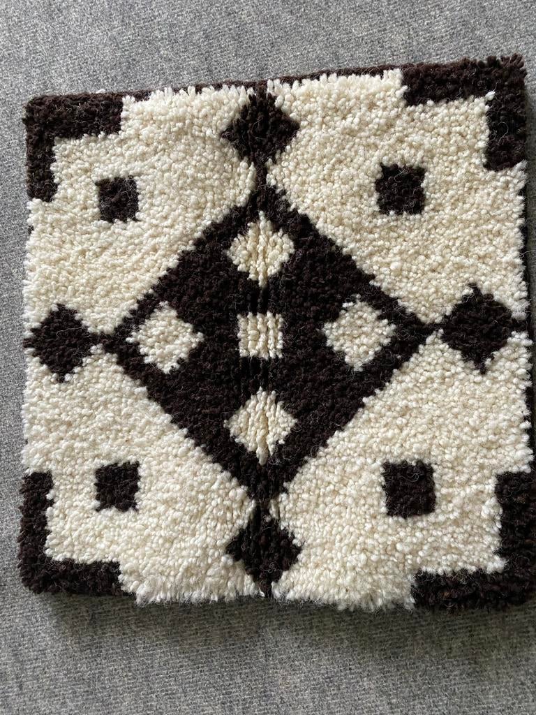 Smyrna kussenhoes., Ophalen of Verzenden, Nieuw, Zwart, Vierkant