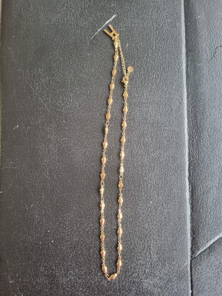 Anna van Toorn Ketting Goudkleurig, Overige materialen, Verstelbaar, Ophalen of Verzenden, Zo goed als nieuw