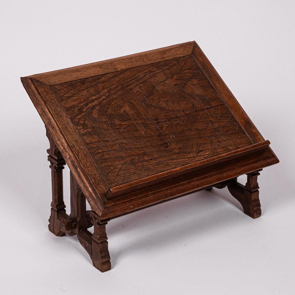 Missaalstandaard, Neogotiek, eikenhout, Ophalen of Verzenden