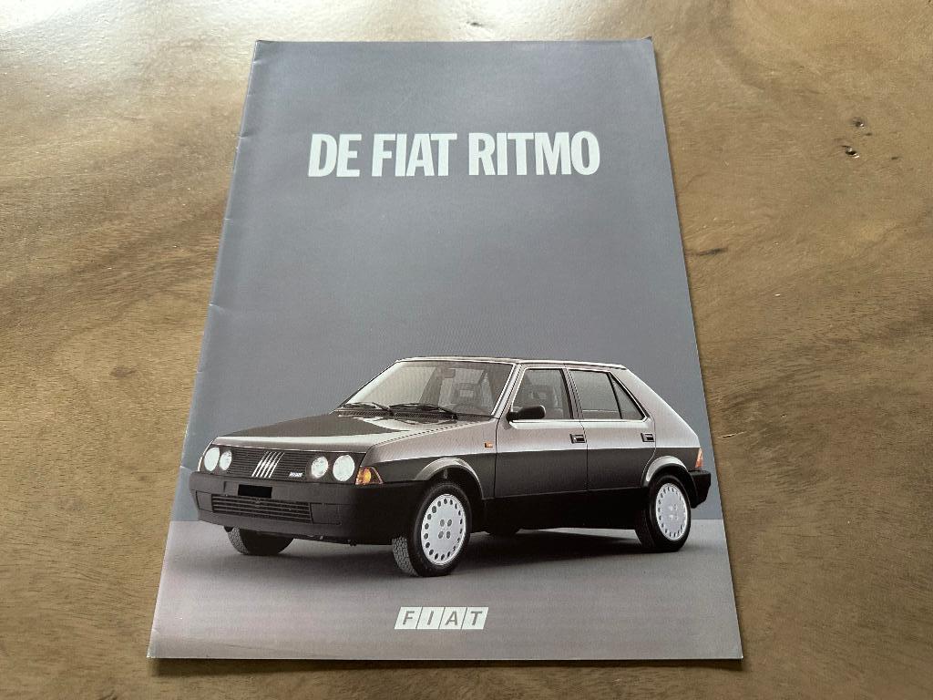 Folder Fiat Ritmo, Ophalen of Verzenden, Zo goed als nieuw, Overige merken