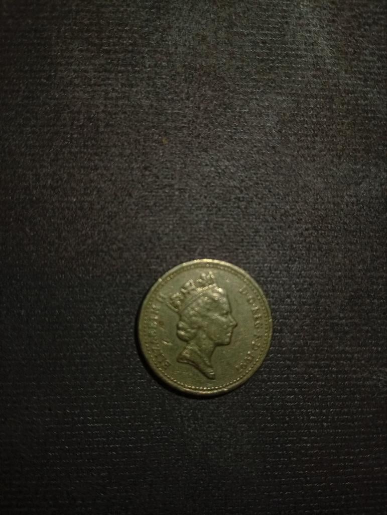 Britse One Pound munt - Koningin Elizabeth II, Postzegels en Munten, Munten | Europa | Niet-Euromunten, Ophalen of Verzenden, Overige landen