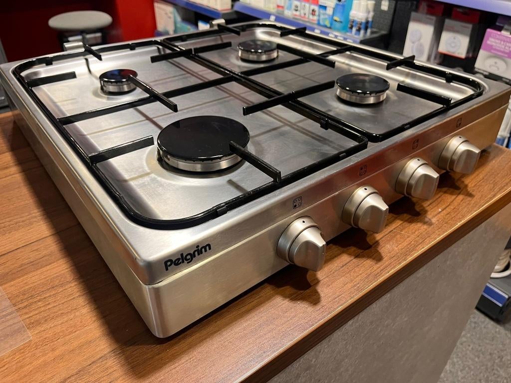 Pelgrim gaskookplaat 4 pits, Ophalen, Gebruikt, 4 kookzones, Pelgrim