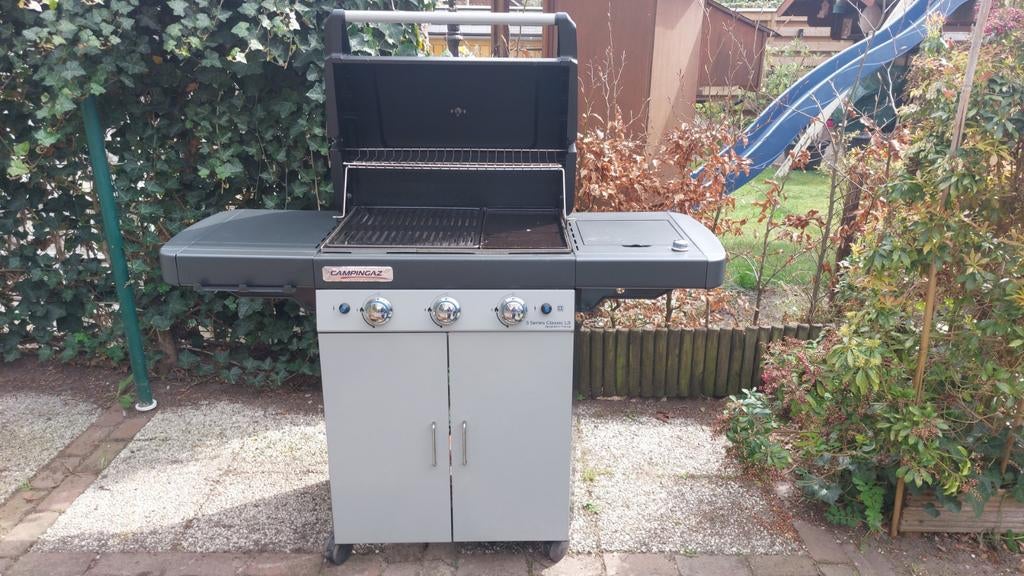 Gas BBQ, Tuin en Terras, Ophalen, Gebruikt, 2 zitplaatsen