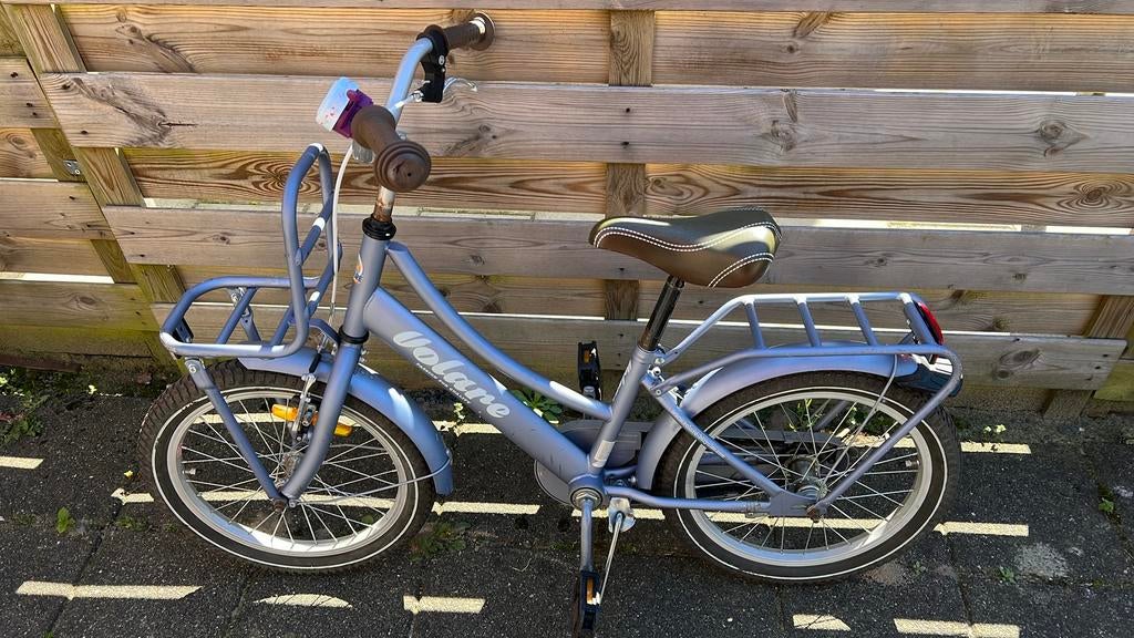 Meisjesfiets Volare 18 inch, Fietsen en Brommers, Fietsen | Meisjes, Ophalen, Gebruikt, Velgrem, Handrem