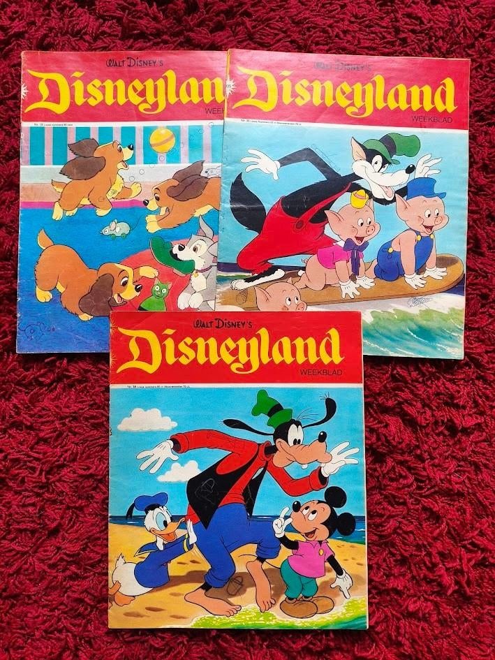 Walt Disney – Disneyland weekbkad ( 3 stuks ), Ophalen of Verzenden, 1980 tot heden, Tijdschrift