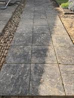 GRATIS terras tegels afhalen 44x44cm 25m2, Ophalen, Zo goed als nieuw, Hout