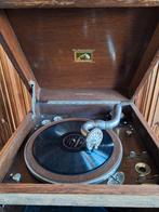 Oude His Master's Voice Grammofoon met Bakeliet Platen, Audio, Tv en Foto, Platenspelers, Ophalen, Gebruikt, Platenspeler, Overige merken