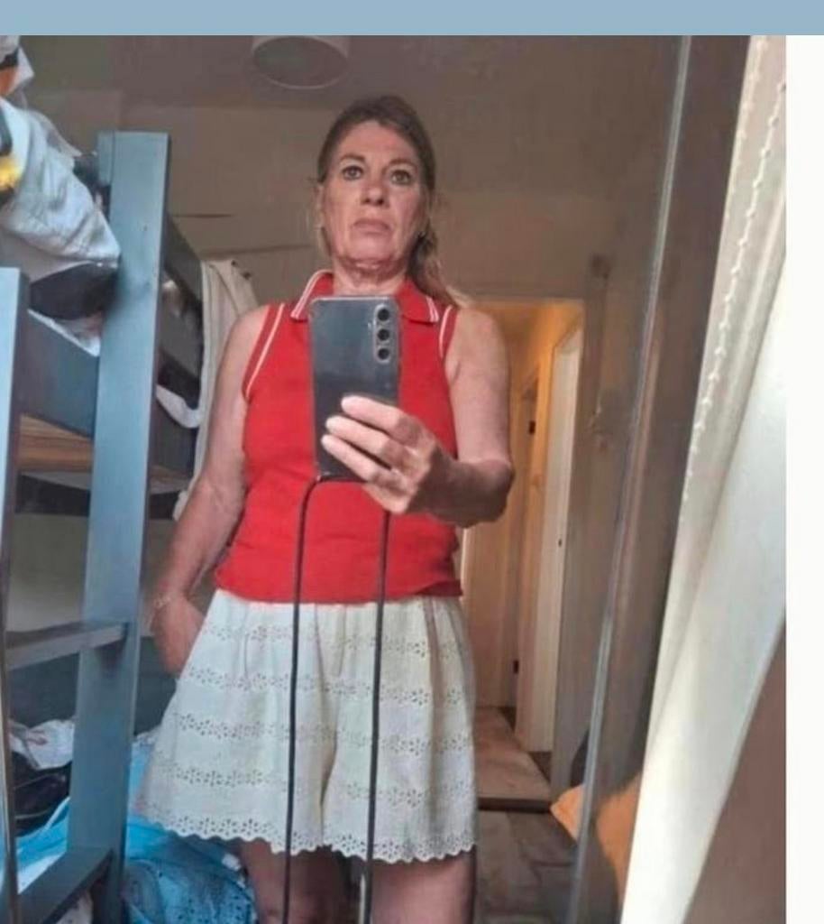 Set Ibana broderie broekje en polo 2x gedragen te groot, Hobby en Vrije tijd, Ophalen of Verzenden, Nieuw