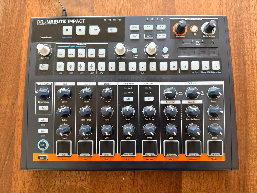 Arturia Drumbrute Impact - Zo goed als nieuw, Muziek en Instrumenten, Drumcomputers, Ophalen of Verzenden, Zo goed als nieuw, Overige merken