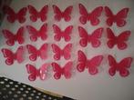 houten vlinder, stenen hartje, roze vlinders, Ophalen of Verzenden, Nieuw