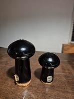 Deens design peper en zout glas holmegaard zwart, Ophalen of Verzenden, Gebruikt