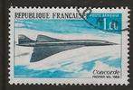 Frankrijk 387, concorde, Verzenden, Gestempeld