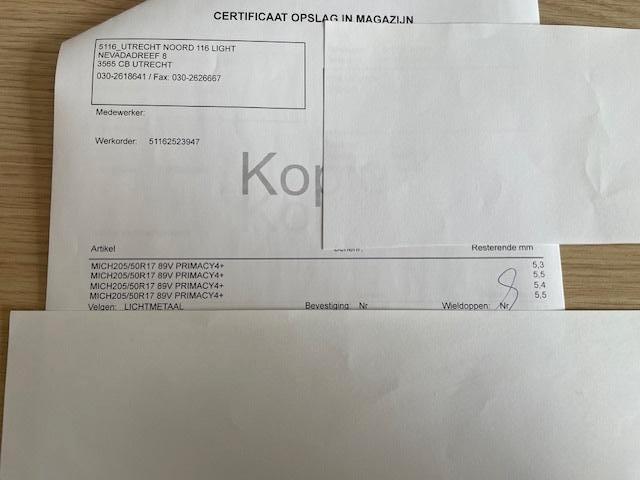 4 Michelin zomerbanden 17 inch op lichtmetalen velgen, Auto-onderdelen, Banden en Velgen, Band(en), Zomerbanden, 17 inch, 225 mm