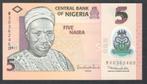 Bankbiljet - Nigeria - 5 Naira 2011 - UNC., Ophalen of Verzenden, Nigeria, Los biljet