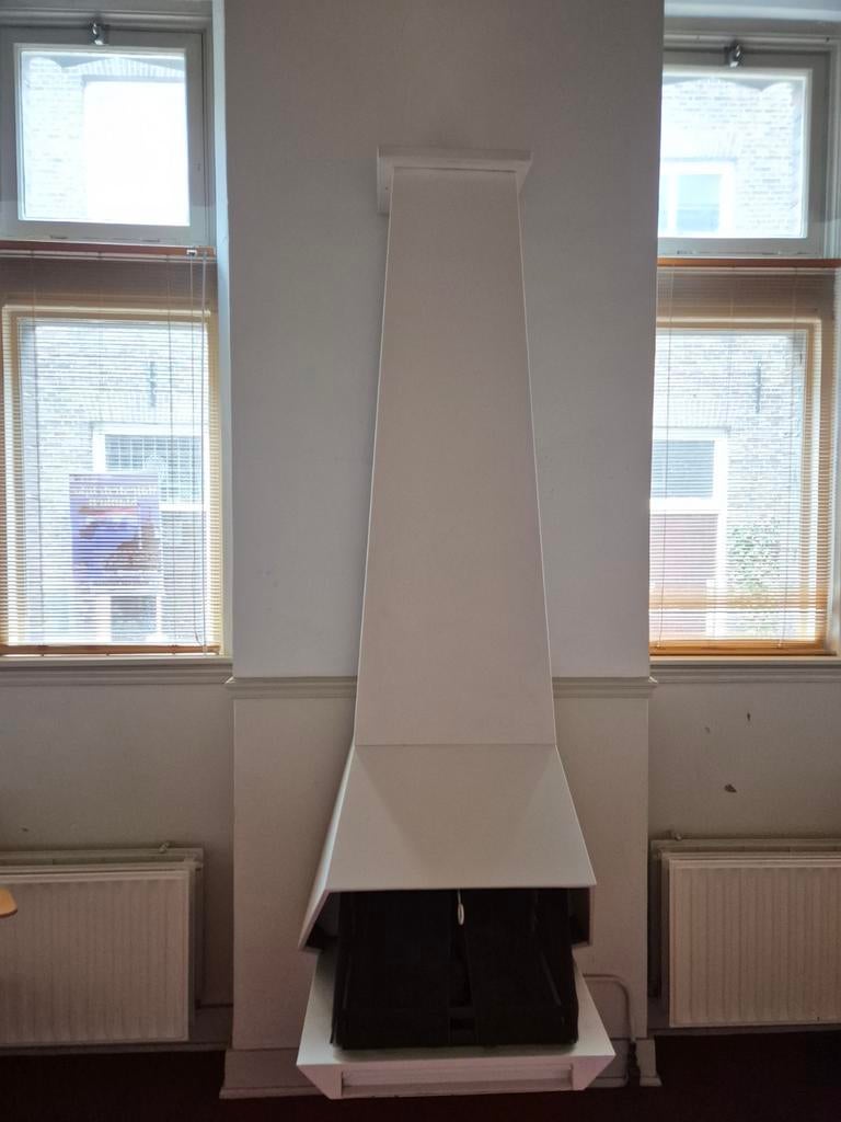 Witte gashaard, Ophalen, Gebruikt, Hangende haard, Gashaard