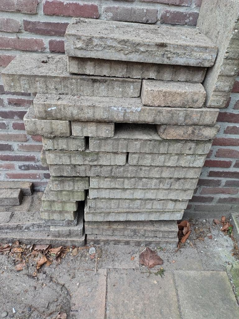 Terrastegels, Tuin en Terras, Tegels en Klinkers, Ophalen, Gebruikt, Minder dan 5 m², Beton