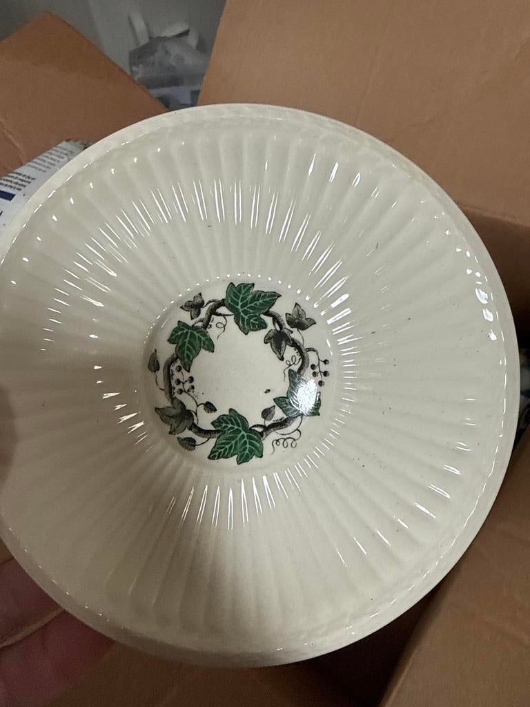 4x Wedgwood Stratford kop en schotel, Huis en Inrichting, Keuken | Servies, Gebruikt, Ophalen of Verzenden, Wedgwood, Kop(pen) en/of Schotel(s)