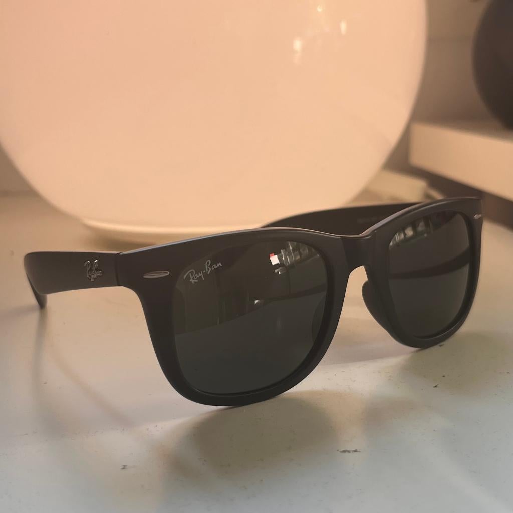 rayban wayfarer, Zonnebril, Verzenden, Zwart, Nieuw