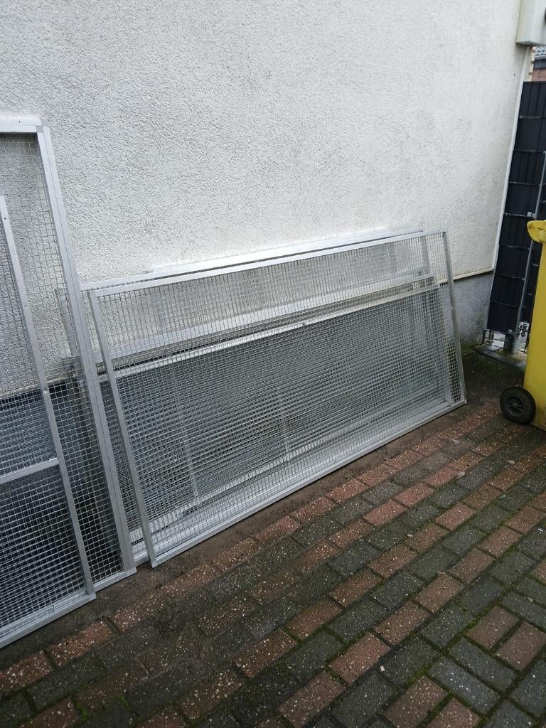 aluminium volières, Ophalen of Verzenden, Gebruikt, Overige typen