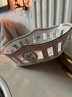Antieke handbeschilderde Franse schaal, Antiek en Kunst, Ophalen of Verzenden
