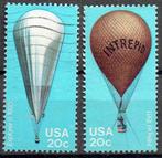 Amerika USA Luchtballonvaart, Verzenden, Gestempeld, Vliegtuigen