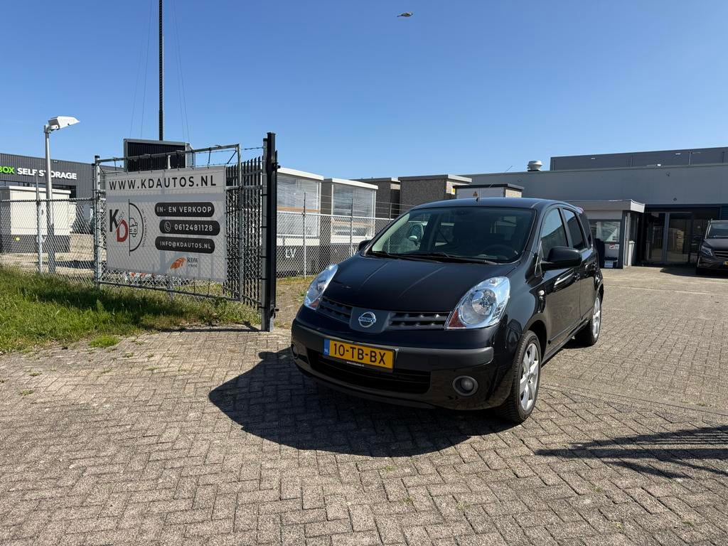 Nissan Note 1.6 16V 2006 Zwart, Auto's, Nissan, Voorwielaandrijving, 15 km/l, 4 cilinders, Origineel Nederlands
