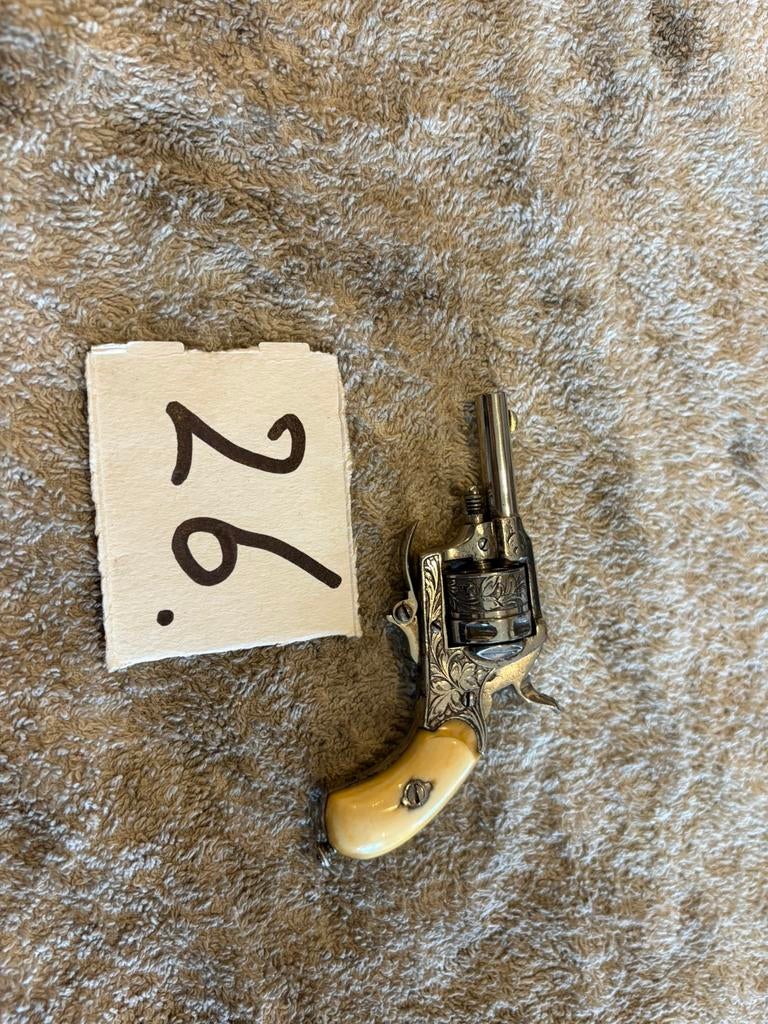 Franse revolver 6mm flober 6s chrome, Ophalen