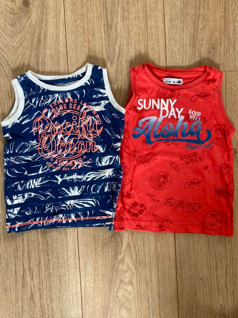 Jongens hemdjes maat 74, Ophalen of Verzenden, Zo goed als nieuw, Jongetje, Shirtje of Longsleeve