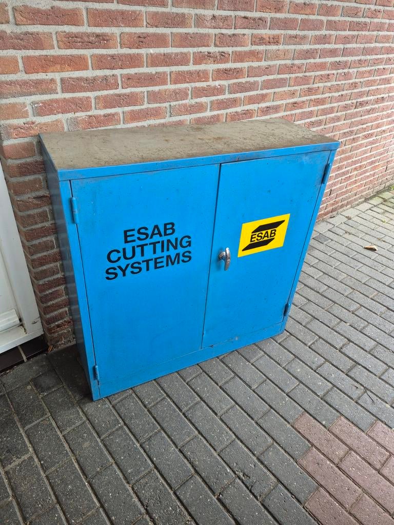 Werkkast garagekast opbergkast archiefkast, Ophalen, Gebruikt, Garage