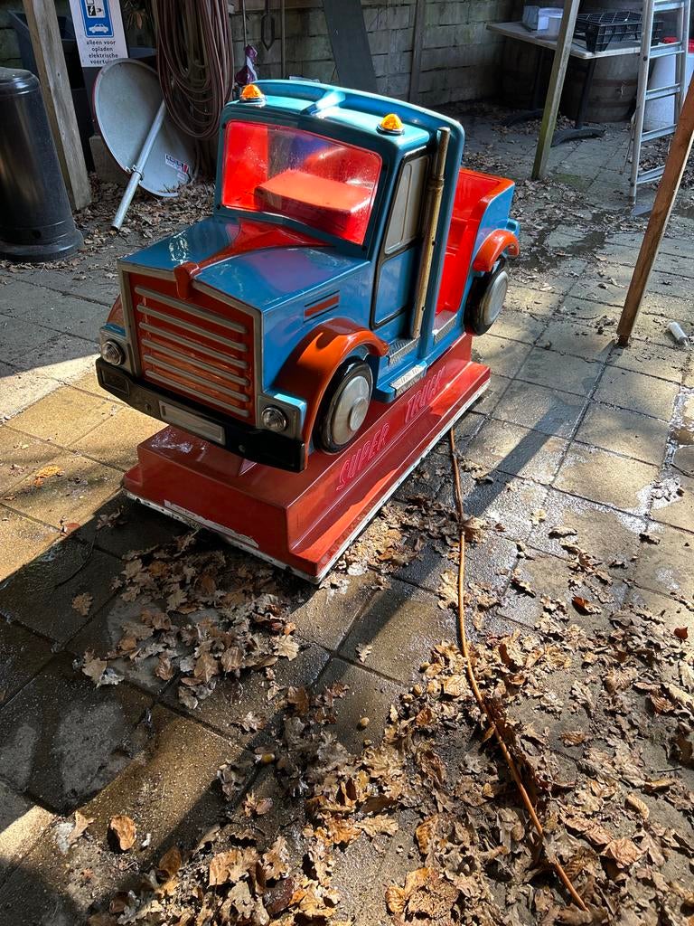 Vintage Super Truck Kiddie Ride - Werkt op muntjes, Ophalen of Verzenden, Gebruikt, Jongen of Meisje