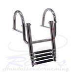 Zwemtrap RVS 316 – Telescopisch – 4 treden – Tender model, NB, Overige typen, Nieuw, Ophalen of Verzenden