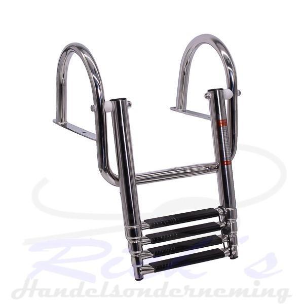 Zwemtrap RVS 316 – Telescopisch – 4 treden – Tender model, Watersport en Boten, Accessoires en Onderhoud, Nieuw, Overige typen