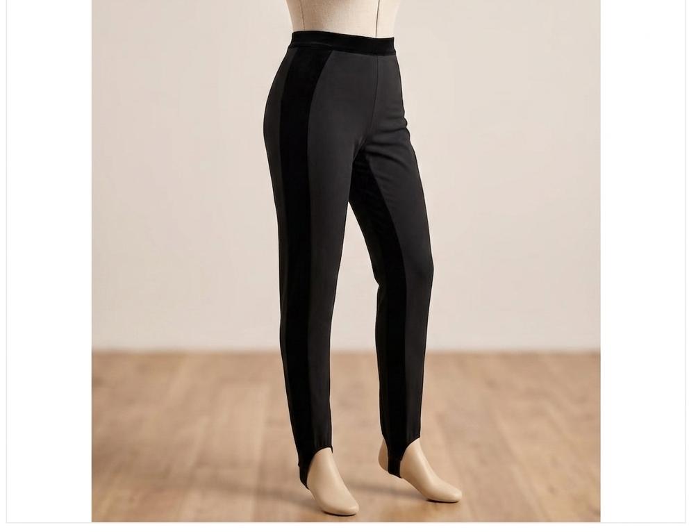 zwart dames sous pied broek fashion concept/maat 36/38, Kleding | Dames, Zwart, Overige typen, Ophalen of Verzenden, Zo goed als nieuw
