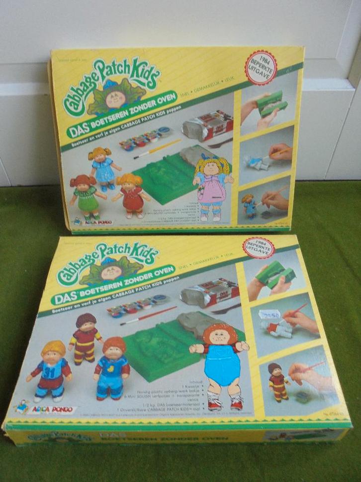 2 Vintage dozen CABBAGE PATCH KIDS DAS ADICA PONGO 1984, Verzamelen, Speelgoed, Gebruikt, Ophalen of Verzenden