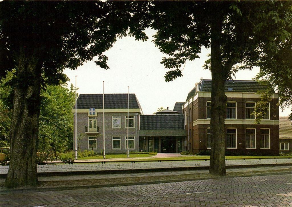 Warmond, Gemeentehuis - 1992 gelopen, Ophalen of Verzenden, Voor 1920, Gelopen, Friesland