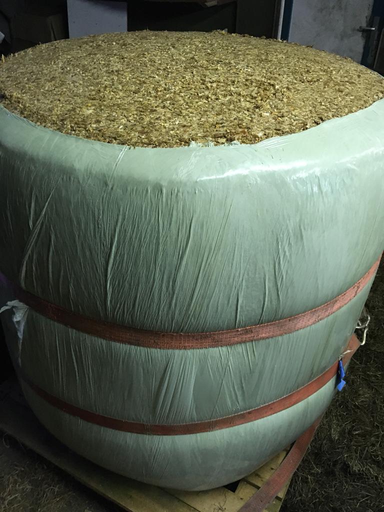 Mais balen, Ophalen, Vee