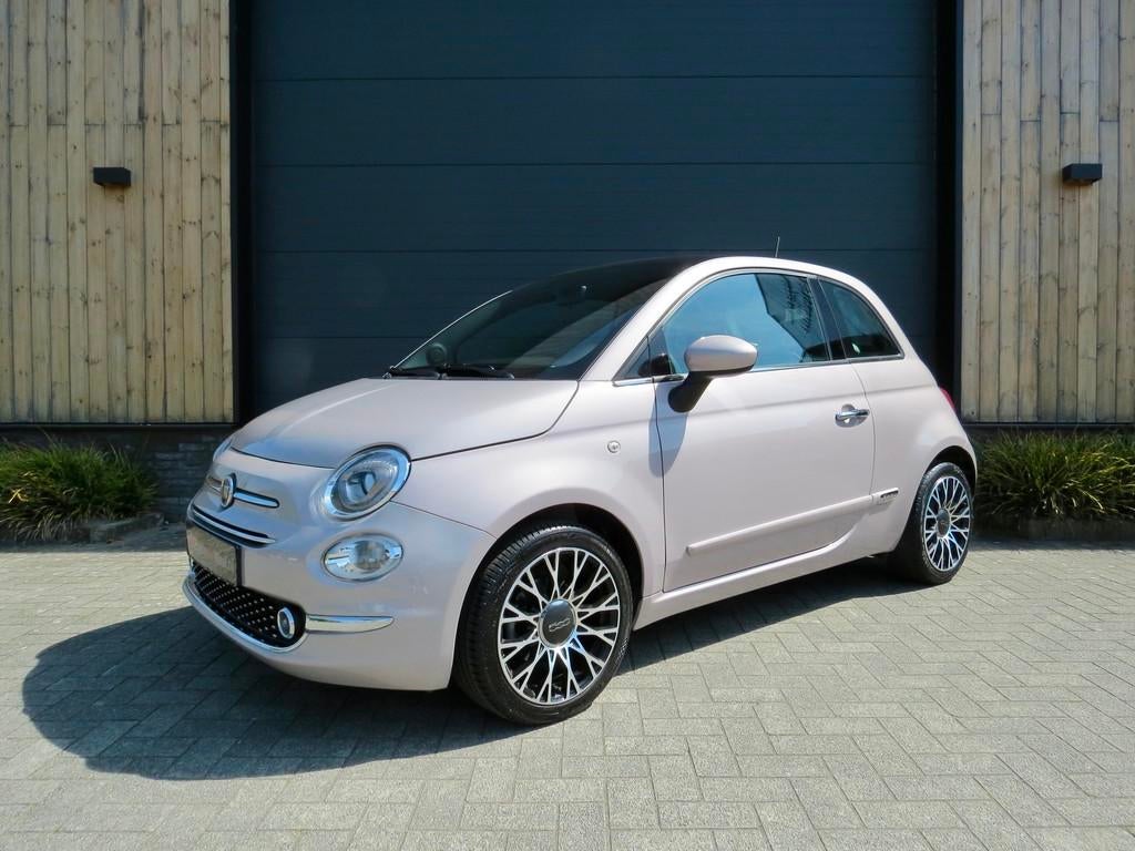 Fiat 500 1.0 Hybrid Star *Schuifdak *Carplay *Unieke kleur, Auto's, Voorwielaandrijving, Gebruikt, Overige kleuren, 4 stoelen