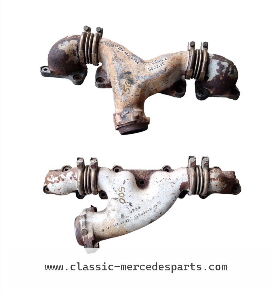 2x Uitlaatspruitstuk Mercedes M119 500 w140, Auto-onderdelen, Uitlaatsystemen, Gebruikt, -, Ophalen of Verzenden, -