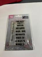 Stempel joy teksten 1, Ophalen of Verzenden, Zo goed als nieuw, Clearstamp