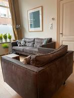 Gratis set: bank en fauteuil, Huis en Inrichting, Ophalen, Gebruikt, Stof