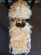 Sinterklaas of Kerstman Baard en Pruik Set - Nieuwstaat, Ophalen of Verzenden, Nieuw, Toneelattributen of Onderdelen