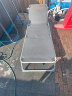 Zo goed als nieuwe grijze tuinstoel, Ophalen, Zo goed als nieuw, Textileen, Verstelbaar