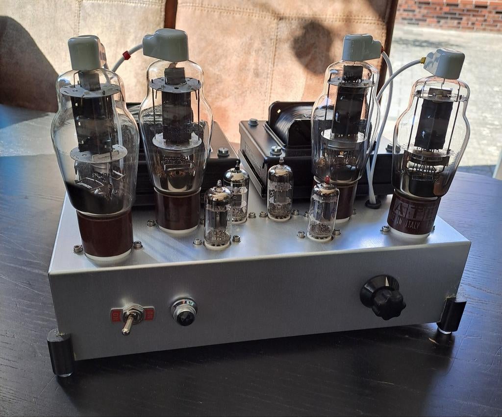 Stereo buizenversterker met 4x807, Ophalen, Versterker
